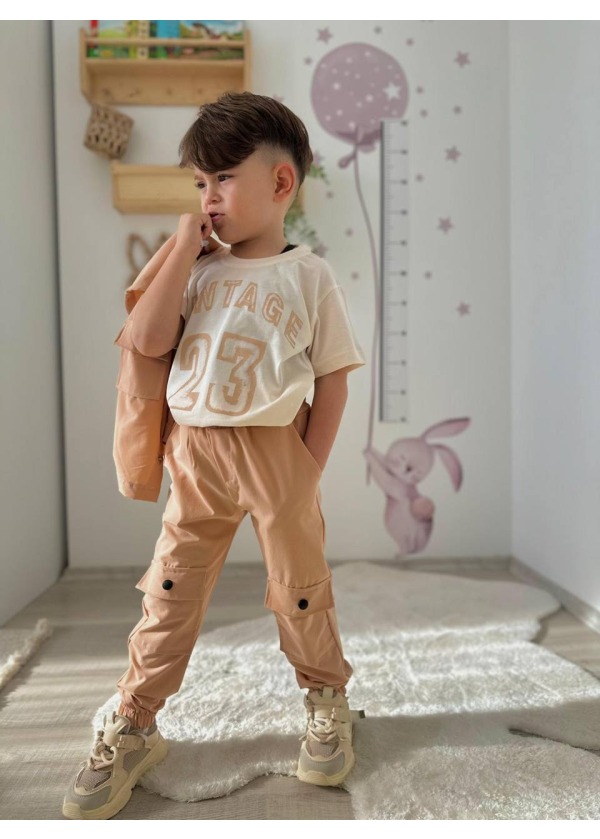 AÇIK KAHVE PARAŞÜT 3LÜ SET