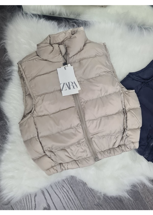 ORJİNAL MARKA SU GEÇİRMEZ FERMUARLI KREM YELEK