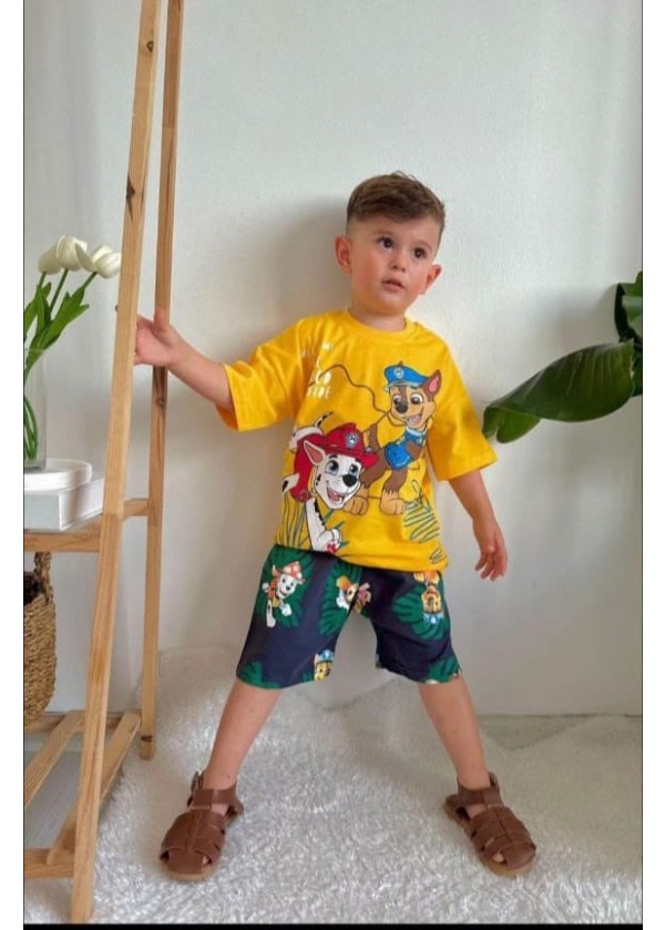 PAW PATROL SARI ŞORTLU TAKIM