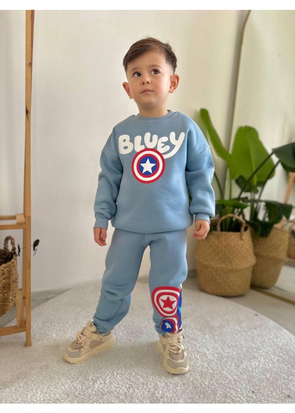 BLUEY MAVİ ALT ÜST EŞOFMAN TAKIM
