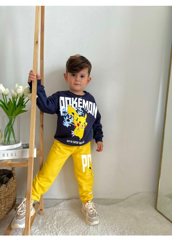 Pokemon Pikachu Premium Eşofman Takım