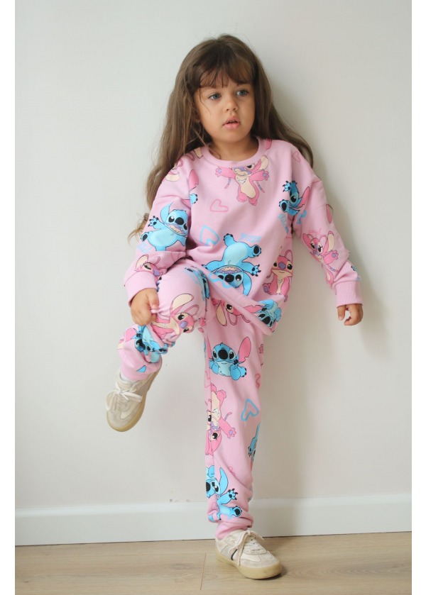 Stitch Kız Çocuk Alt Üst Takım